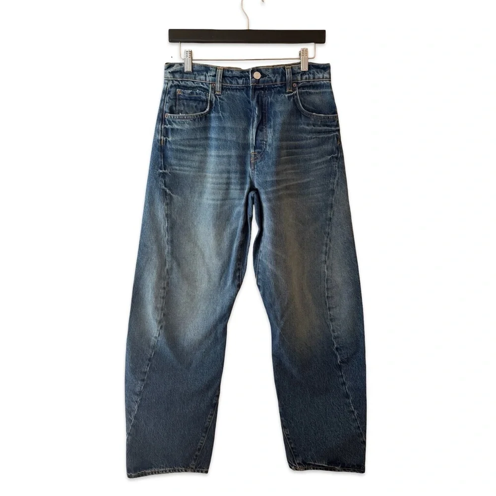 GRLFRND Noa Engineer jeans Elysian Park Dr Relaxed Fit Blue denim Revolve 28